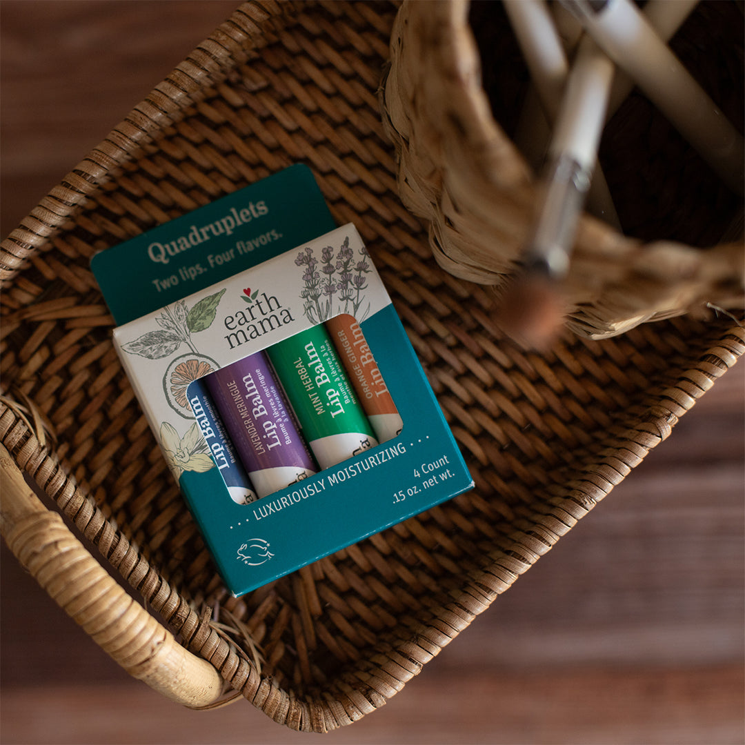 Earth Mama Lip Balm Quadruplets
