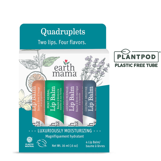 Earth Mama Lip Balm Quadruplets