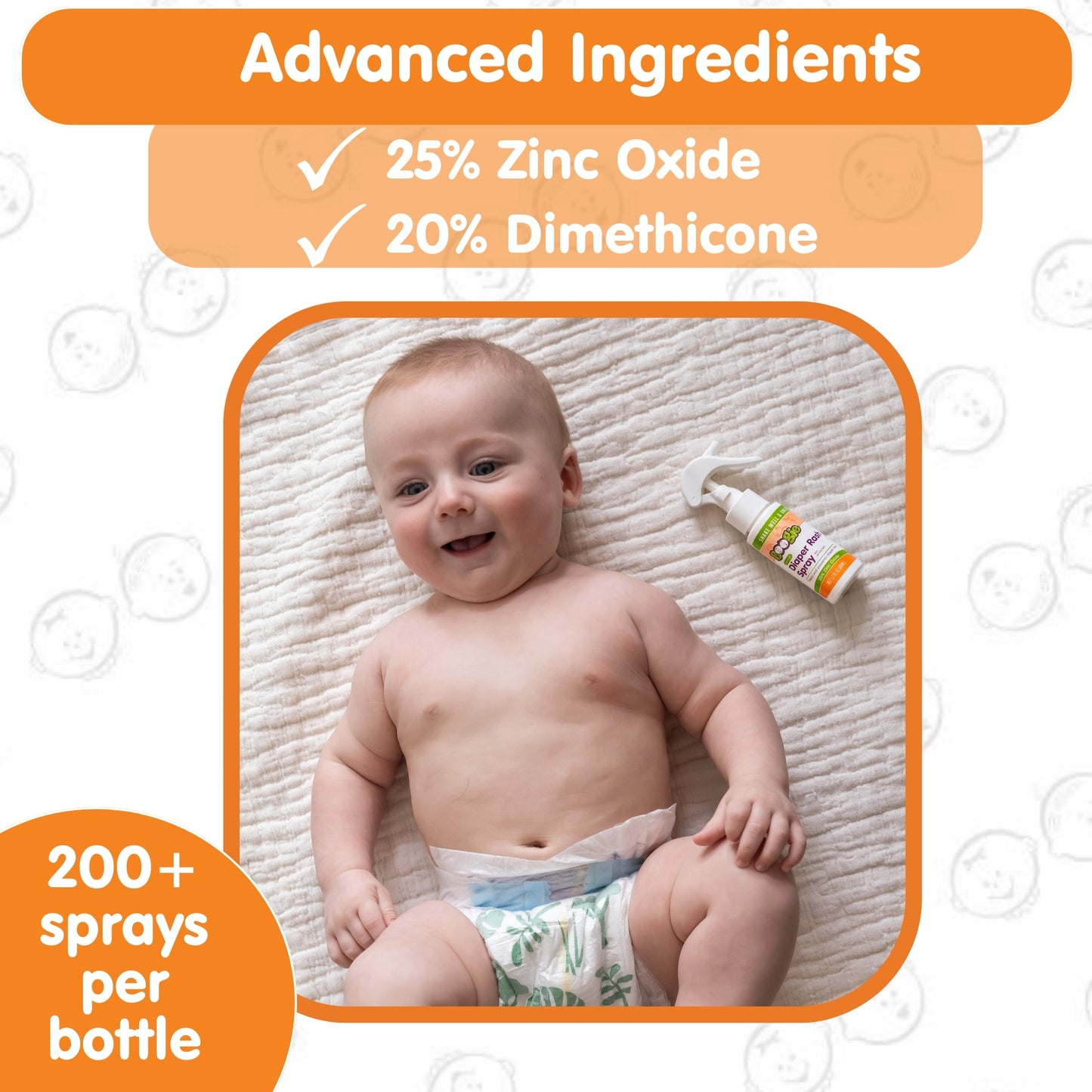 Boogie Diaper Rash Spray 1.7 oz. (Case of 12)