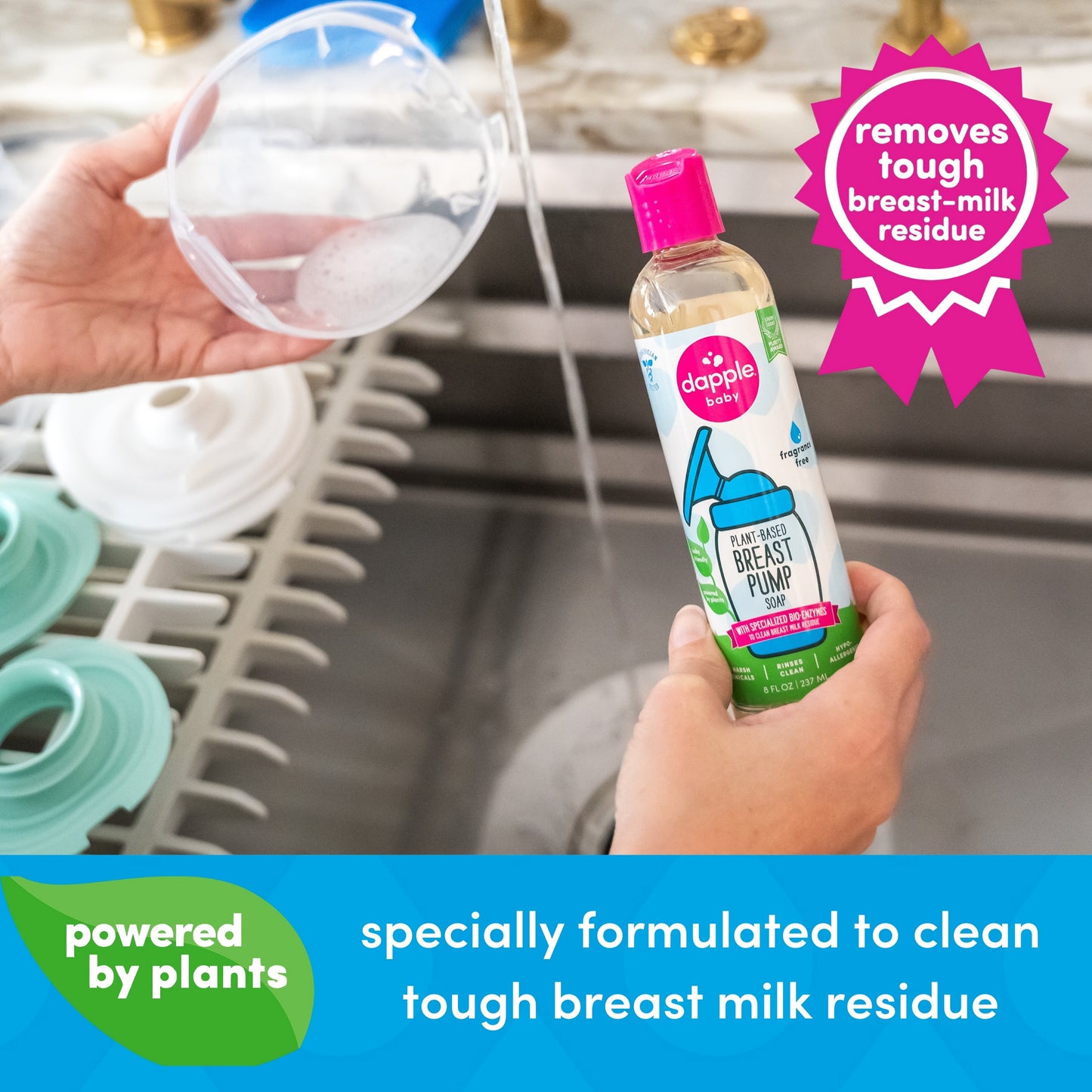 Dapple Baby Breast Pump Cleaner Soap 8 oz. (Case of 8)