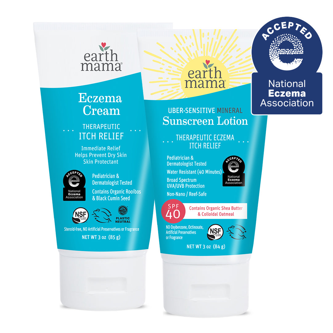 Eczema Cream + Uber-Sensitive Mineral Sunscreen Set