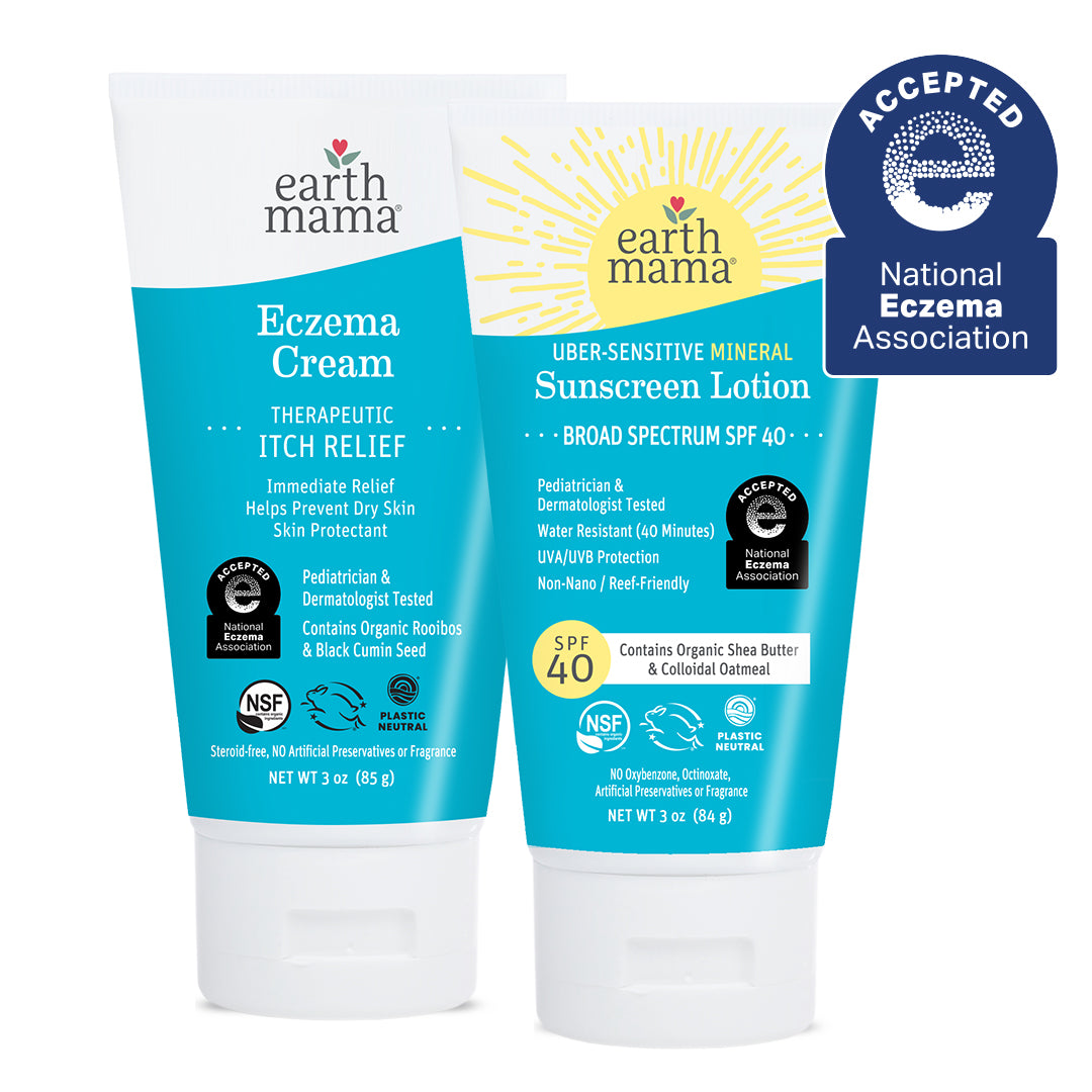 Eczema Cream + Uber-Sensitive Mineral Sunscreen Set