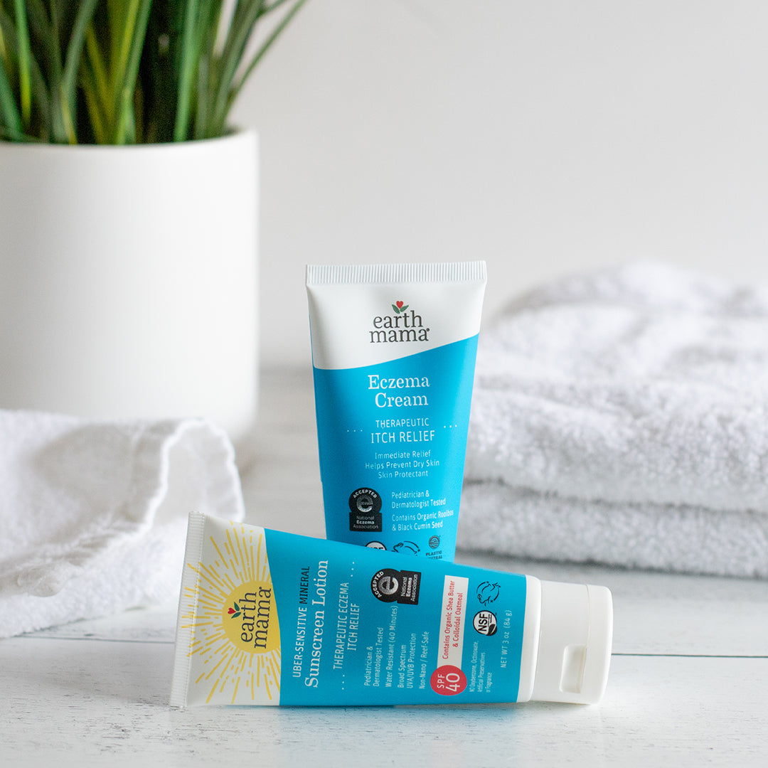 Eczema Cream + Uber-Sensitive Mineral Sunscreen Set