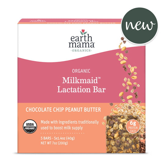 Organic Milkmaid™ Lactation Bars Chocolate Chip Peanut Butter