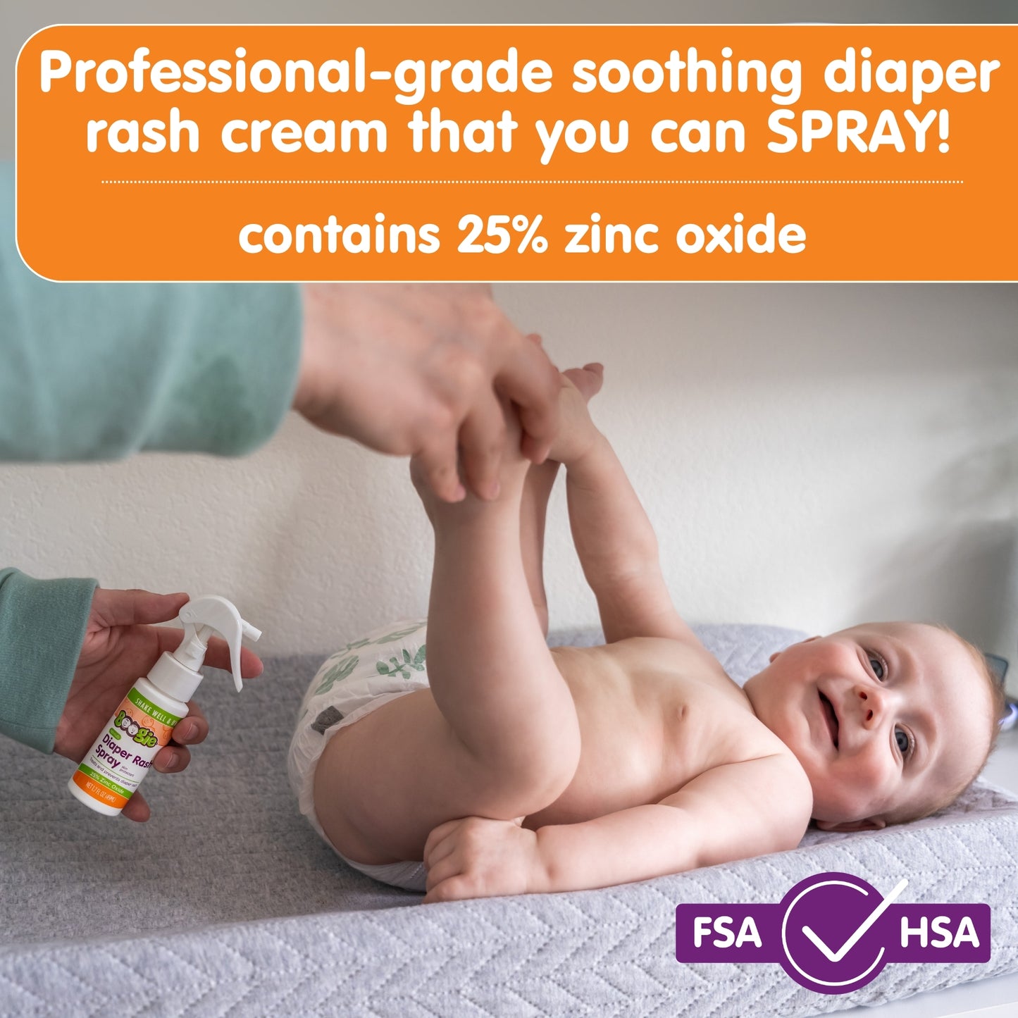 Boogie Diaper Rash Spray 1.7 oz. (Case of 12)