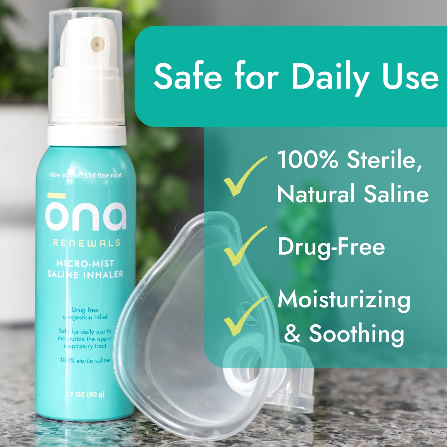 Ona Micro-Mist Inhaler Unscented 1.7oz (Case of 6)
