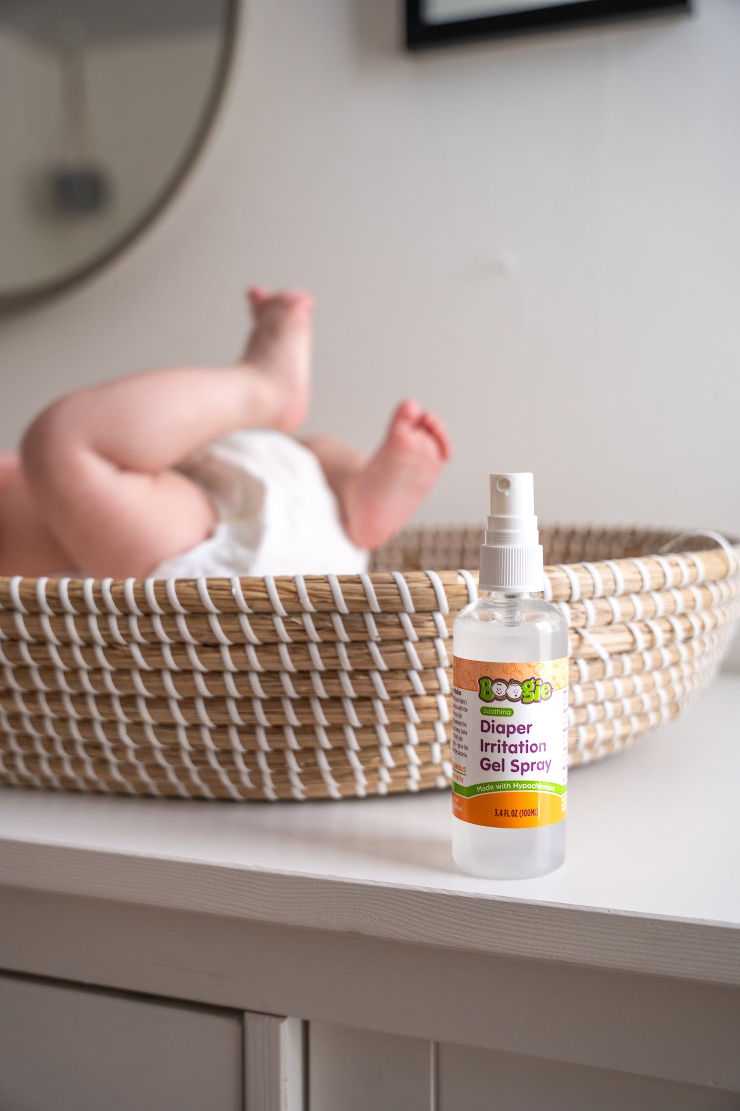 Boogie Diaper Irritation Gel Spray, 3.4oz (Case of 12)